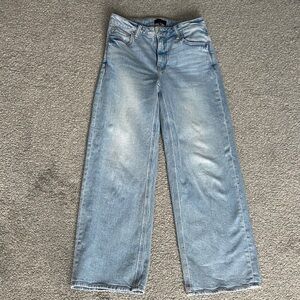 Quince Light Blue Flare Jeans